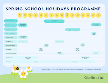 School Holidays Design Spring 2025 September