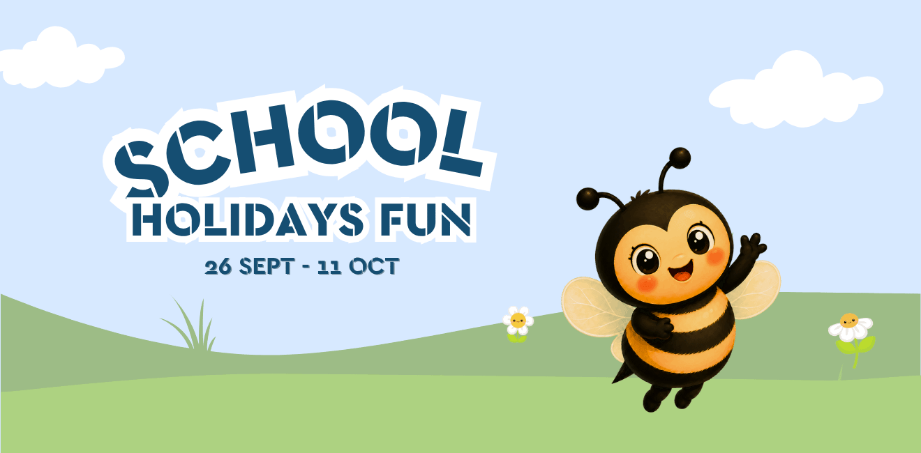 School Holidays Fun Spring Website Banner 1320 x 650px